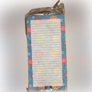 🍄New Magnetic Fridge Snowflake Notepad List Pad Organization Office 60 Sheets